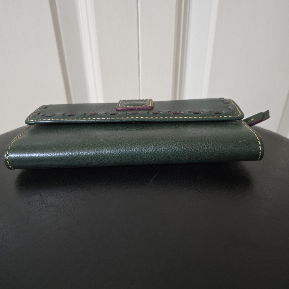 Dooney Florentine Continental Clutch/Color: Ivy - Picture 3 of 6